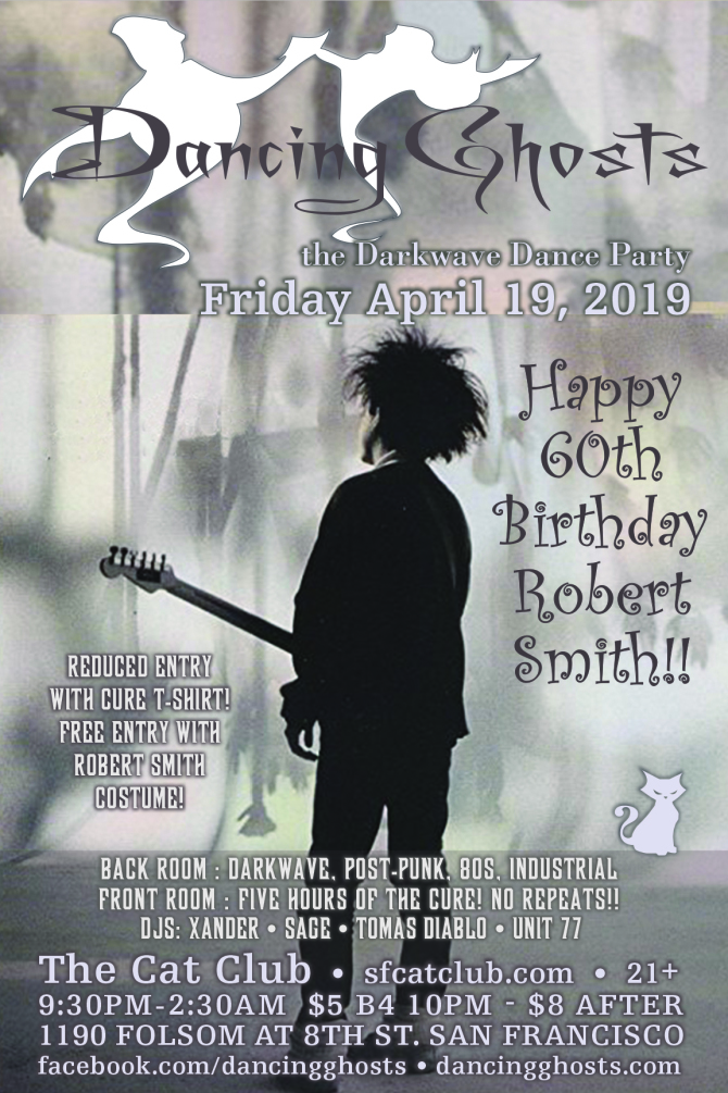 Robert Smith 60th Birthday Party Dancing Ghosts